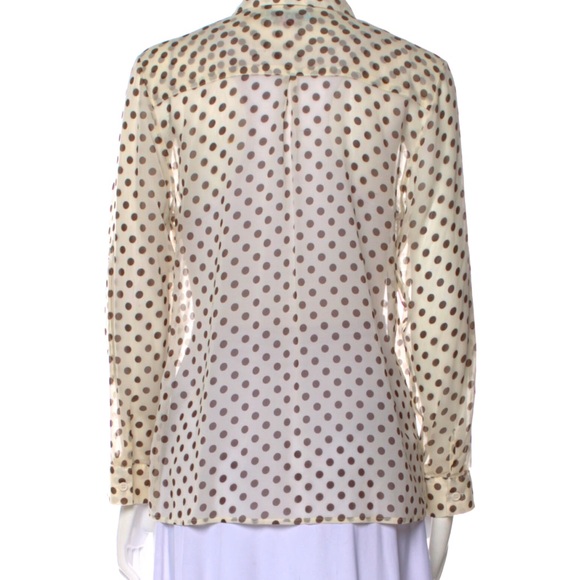 Alice + Olivia Polka Dot print button-up - size small - Picture 3 of 3